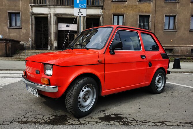 1.5h Crazy Guides' Communism Tour of Nowa Huta in Classic Car - The former Lenin Steelworks entrance