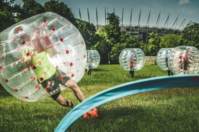 #1 Bubble Football games in Warsaw - What the trainer adds to the hour