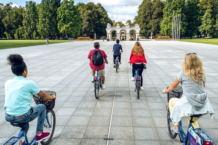 3-Hour Guided Cycling Tour of Warsaw - Why a bicycle works so well in spread-out Warsaw