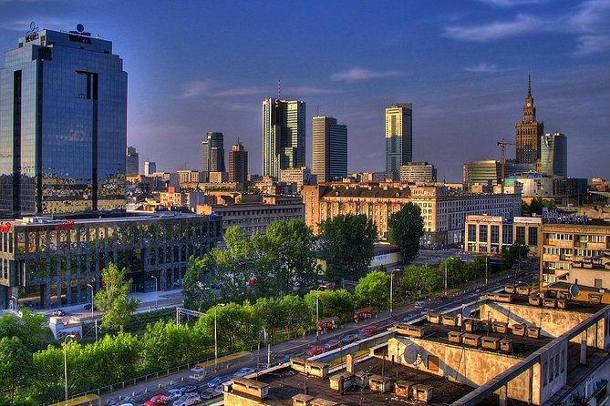 Best of Warsaw Full-Day Private Tour with Transport & Ticket - Starting at your accommodation in an air-conditioned car