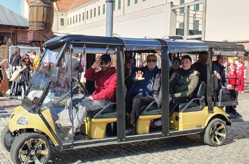 City Tour Cracow golf car plus Cruise on the Vistula River. - Kazimierz, where several centuries meet