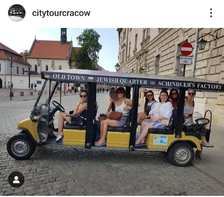 City Tour Cracow golf car plus Cruise on the Vistula River. - One hour on the Vistula River