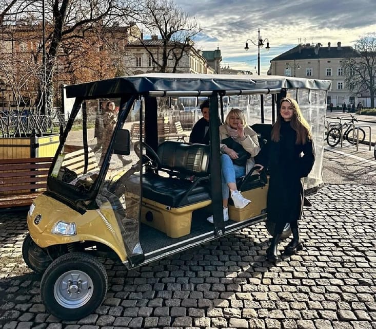 City Tour Cracow , golf car . Private full tour !! - From Planty Park to Kazimierz