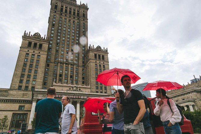 Communist Warsaw: private tour by retro minibus with hotel pickup - Starting beneath the Palace of Culture and Science