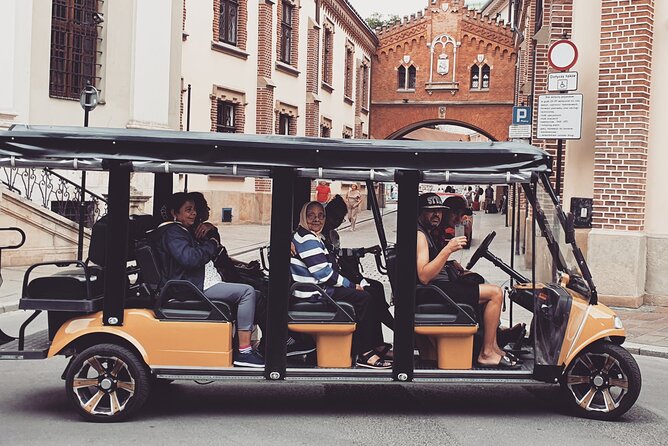 Cracow guided Full tour by Golf Cart-Family Discount - Crossing into Podgorze and the former ghetto