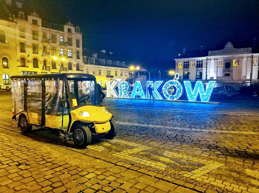 Cracow: Jewish Quarter and Ghetto Sightseeing Golf Cart Tour - Art, monuments, and what you can actually see