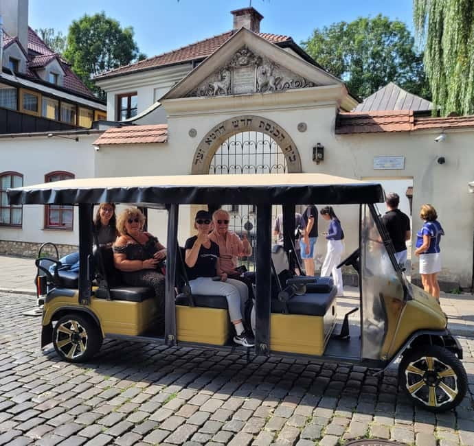 Cracow sightseeing tour by electric golf cart - What this one-hour Krakow route really covers