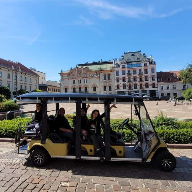 Cracow sightseeing tour by electric golf cart - Kazimierz and the memory of a former town
