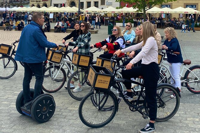 Discover the Jewish Quarter with a Bike Tour - New Square, local food, and zapiekanki