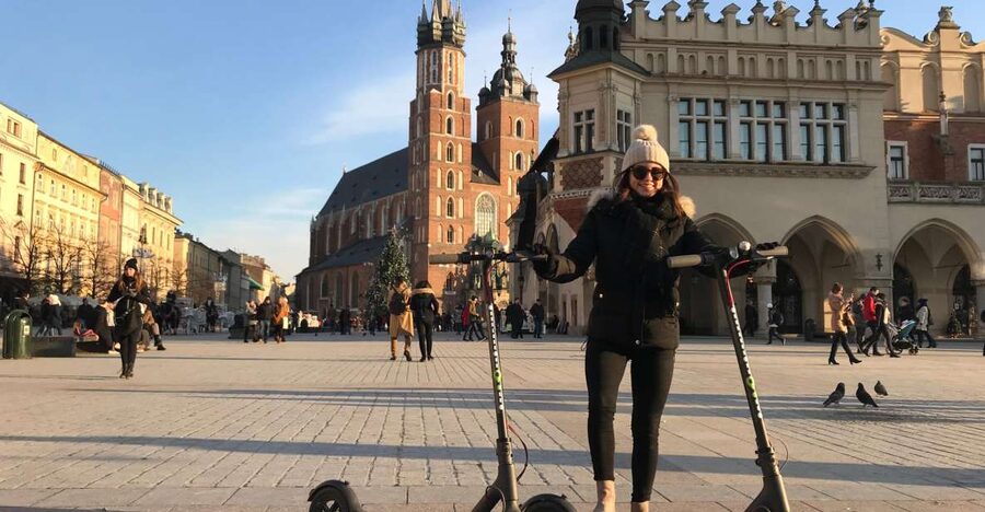 Electric Scooter Tour Krakow - Starting at Librowszczyzna and reaching the Old Town