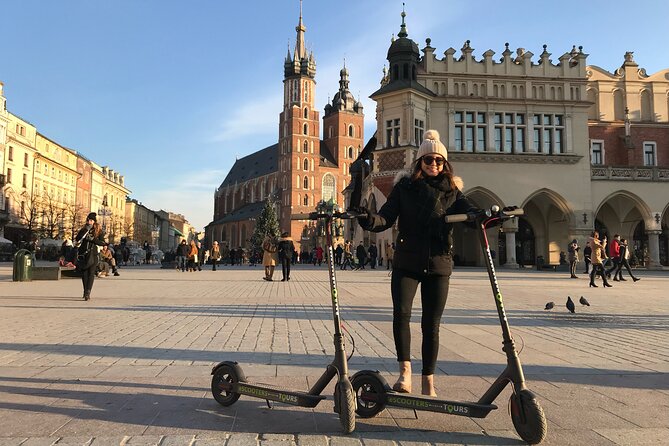Electric Scooter Tours Kraków - Crossing into Podgorze and wartime Krakow