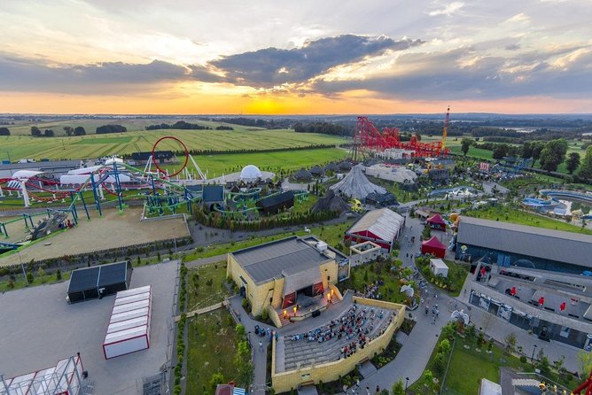 Energylandia Amusement Park - Family Zone: the practical middle ground