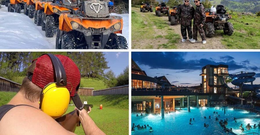 From Krakow: ATV/Snowmobile Ride, Shooting & Hot Springs - The road south through Chochołów and the highland foothills