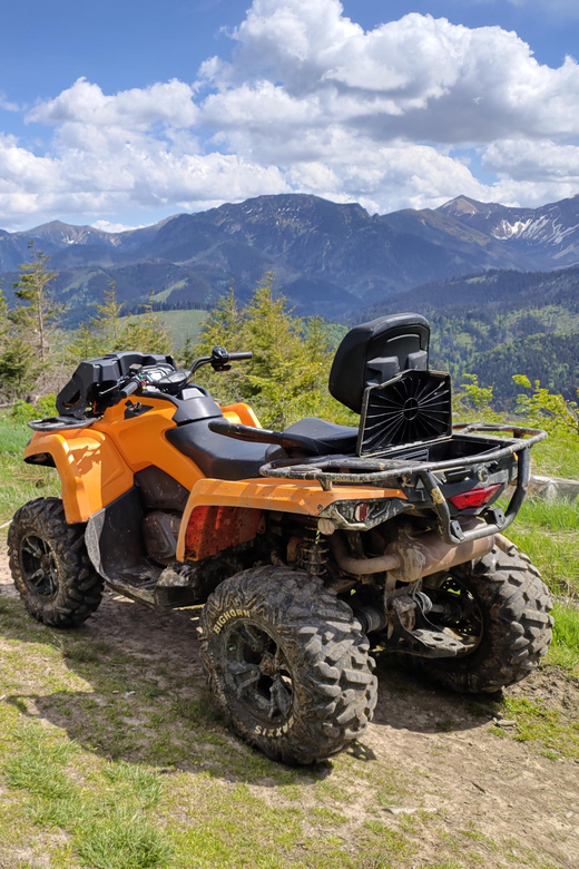 From Krakow: ATV/Snowmobile Ride, Shooting & Hot Springs - Target shooting in Zakopane, with costs to check first