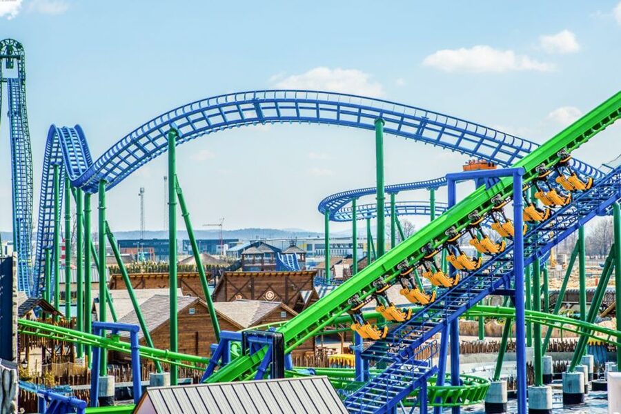 From Kraków: Energylandia Amusement Park Transfer and Entry - Food, lunch packs, and extra spending