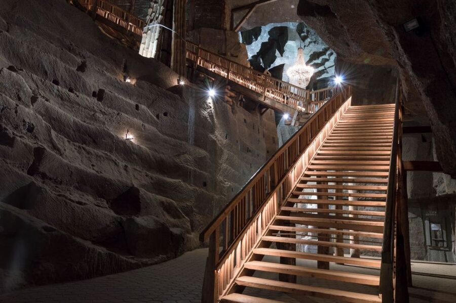 From Krakow: Private Wieliczka Salt Mine Tour - The first 64 meters are stairs, not a gentle introduction