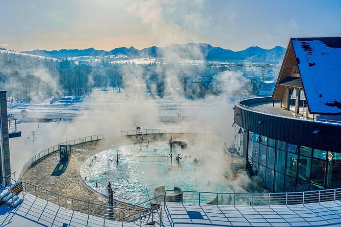 From Krakow Snowmobile with Thermal Pools and Hotel Pickup - Three hours at Chocholow Thermal Baths