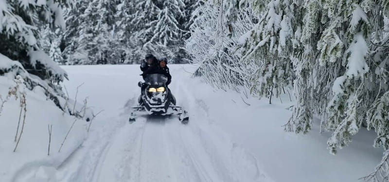 From Krakow: Snowmobile, Zakopane & Chochołowskie Baths - Snowmobile Views and the 400 PLN Rental