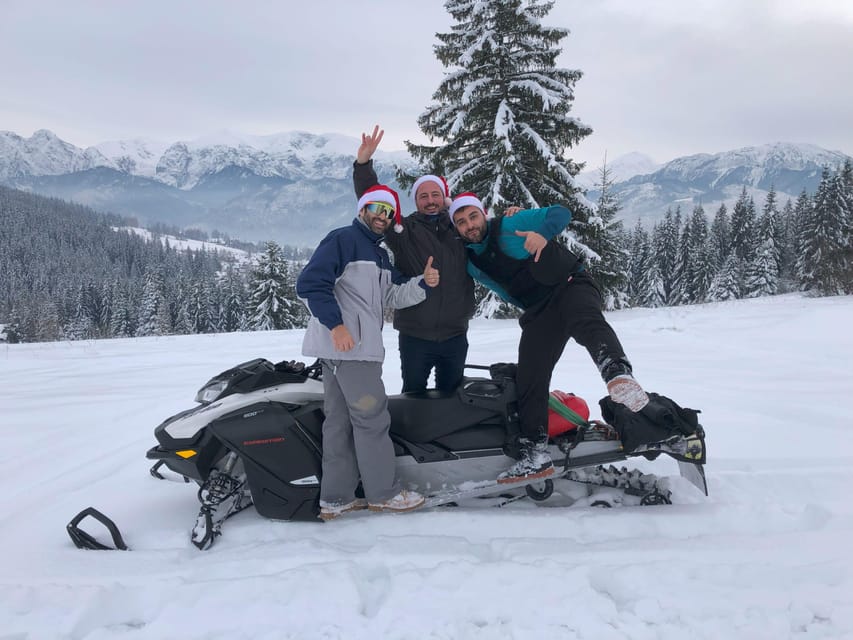 From Krakow: Zakopane Snowmobile NIGHT Ride, Bonfire, - A short Zakopane stop for coffee and photos