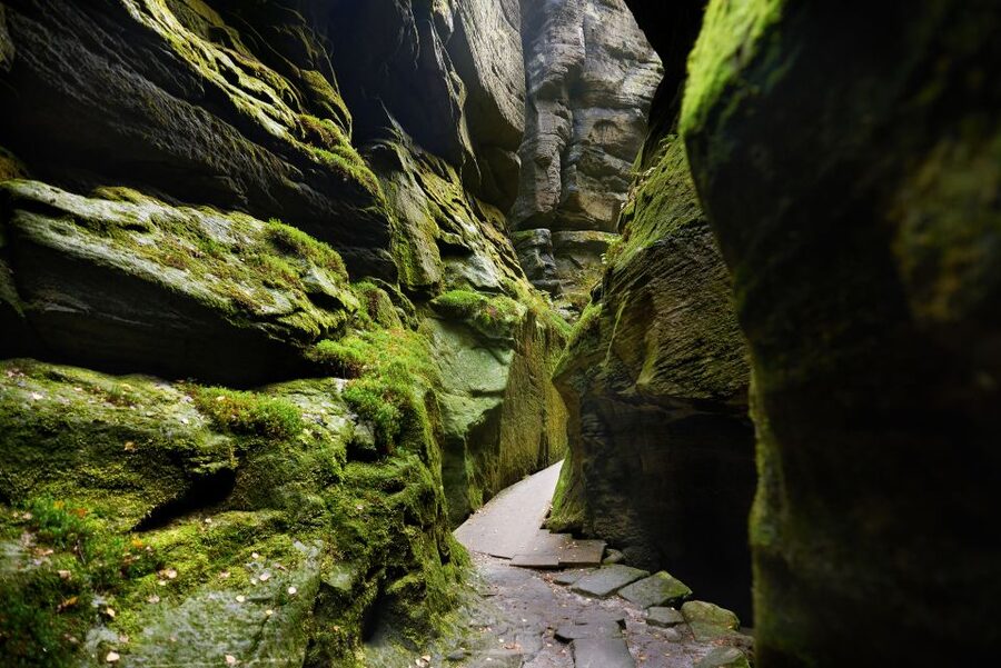 From Wroclaw: Hiking Trail in Rock City Adrspach - Sandstone towers with memorable names