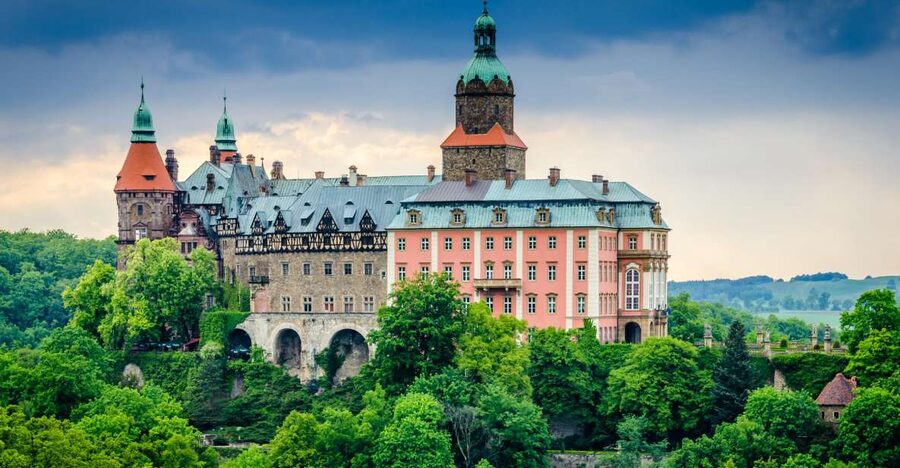 From Wroclaw: Ksiaz Castle and Church of Peace in Swidnica - The Hochbergs and the story behind the rooms