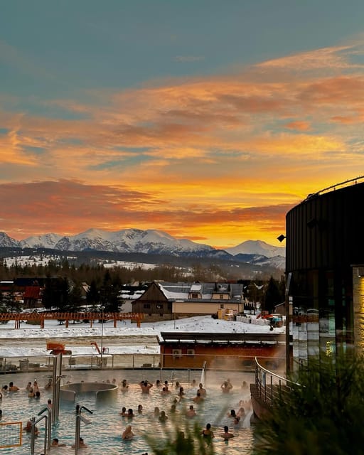 From Zakopane: Snowmobile Ride with Thermal Pools & Pickup - What the $55 price really includes