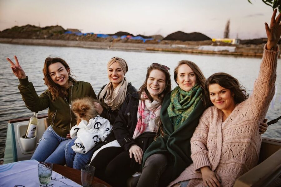 Gdańsk : Catamaran River Cruise (group) - What one hour feels like on the water