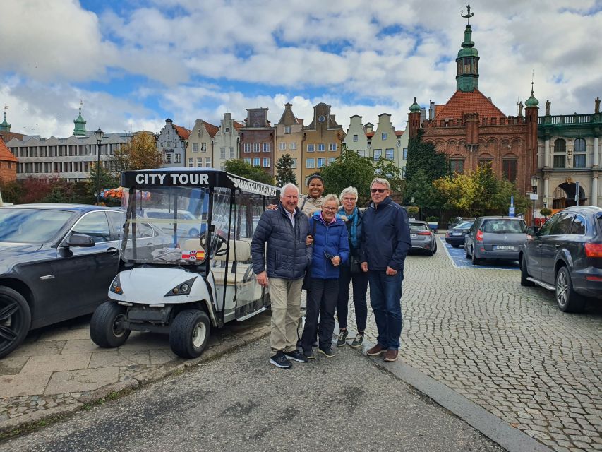 Gdansk: City Sightseeing Tour by Golf Cart/Buggy Guided Tour - The Motława and the medieval Great Crane