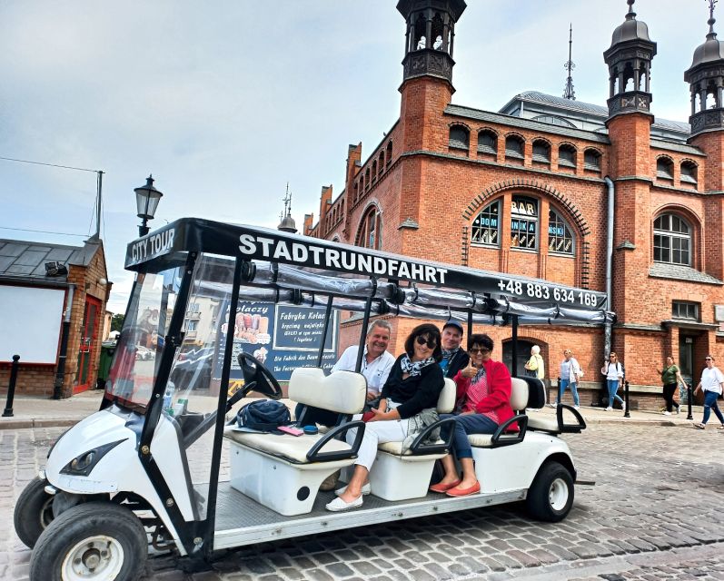 Gdansk: City Sightseeing Tour by Golf Cart/Buggy Guided Tour - St. Bridget’s Church and Gdansk’s amber story