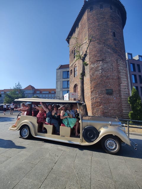 Gdansk: City Sightseeing Tour Eco Electric Buggy Golf Cart ! - From the shipyard to Solidarity Square