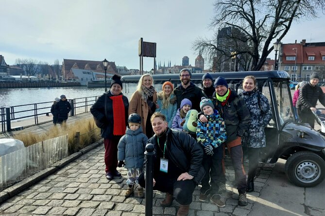 GDANSK City Tour by Golf Cart Live Guide & City Sightseeing 90min - The Motlawa waterfront and Zuraw crane