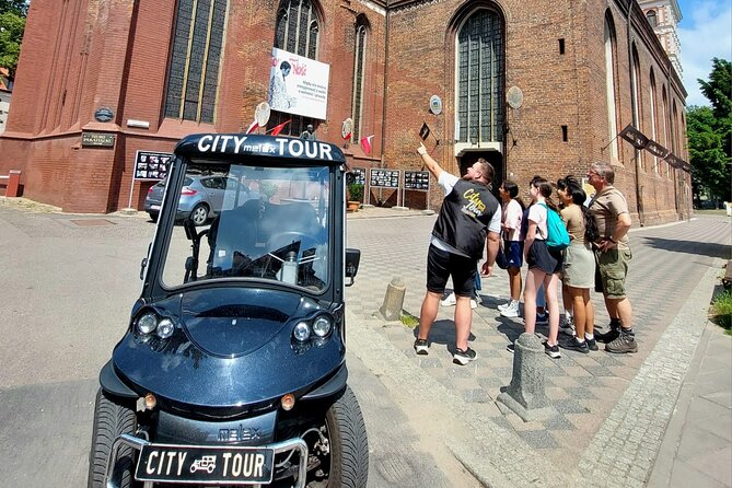 GDANSK City Tour by Golf Cart Live Guide & City Sightseeing 90min - The Great Mill and Old Town Hall