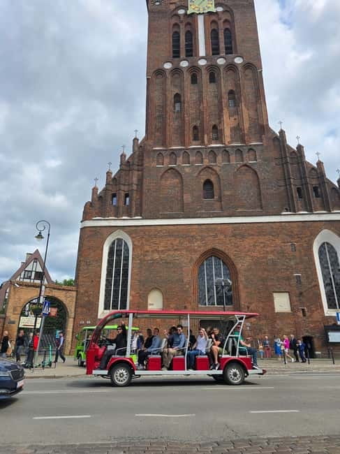 Gdansk: City Tour Sightseeing Golf Cart Main City District - John III Sobieski and St. Nicholas Church