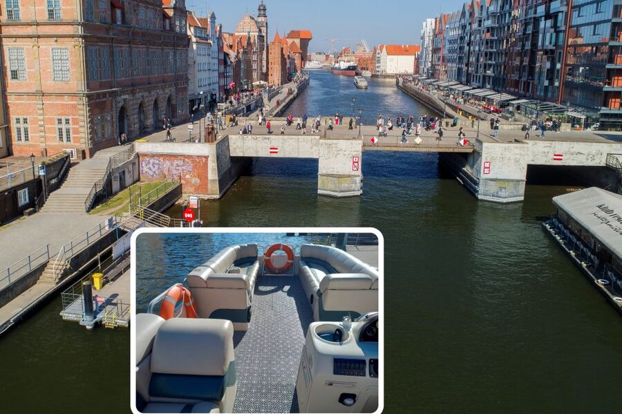 Gdańsk: Motlawa River Sightseeing Catamaran Cruise - Fish Market, marina, and Brabank