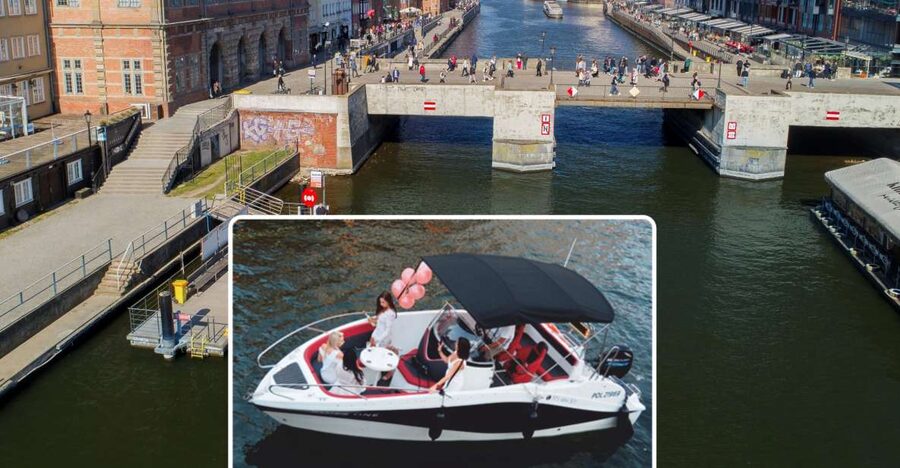 Gdańsk: Motlawa River Yacht Cruise - From the fish market to Brabank