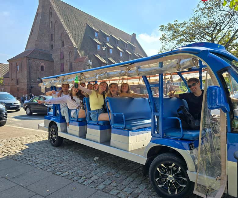 Gdansk:Private Beer City Tour Sightseeing By Golf Cart - A fast introduction to Gdansk by electric golf cart