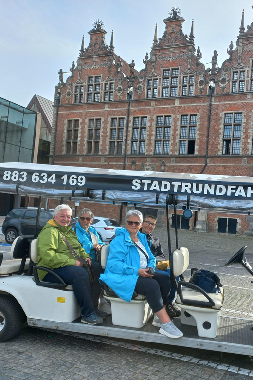 Gdansk: Private Top City Tour by Electric Cart & Live Guided - The Motława waterfront and the old crane