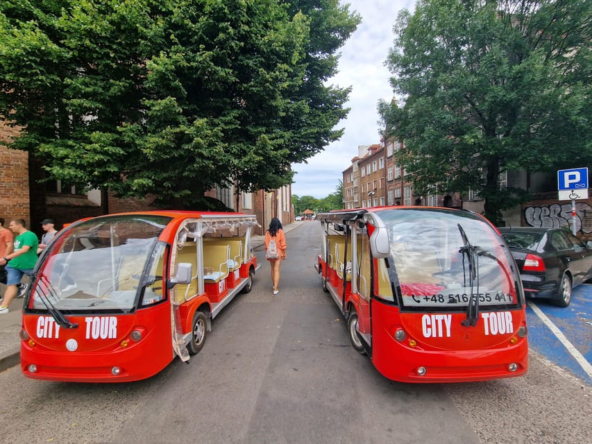 Gdansk: Shared or Private City Tour Sightseeing By Golf Cart - Solidarity Square and the shipyard