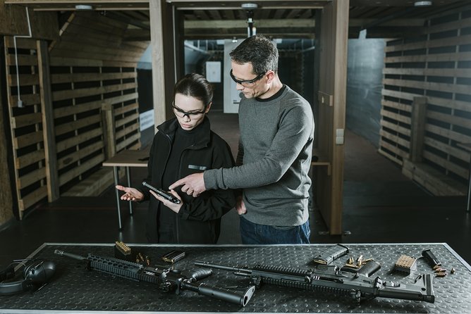 Gun Shooting Experience with Hotel Transfers Gdansk - What you can fire: Glock, AK-47, Mossberg, and more