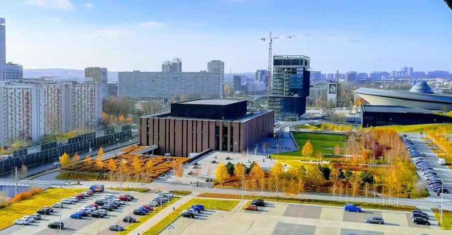 Katowice Old Town Highlights Private Walking Tour - 3 Maja Street leads into the Market Square