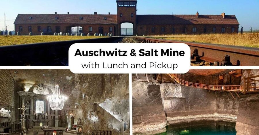 Krakow: Auschwitz-Birkenau & Wieliczka Salt Mine with Lunch - Krakow pickup and the road to Auschwitz