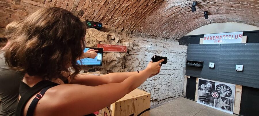 Krakow: Axe Mate Club Shooting Range Entry Ticket - Your first lesson: stance, safety, and control
