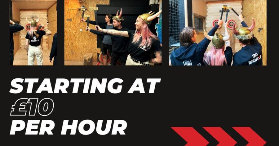 Krakow: Axe Throwing Fun - Who will get the most from MAD AXE Krakow