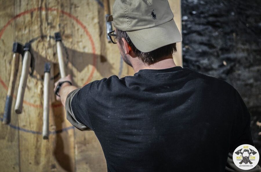 Kraków: Axe-Throwing in Axe Nation, the First Club in Europe - Blackjack and Around the World on the wooden boards