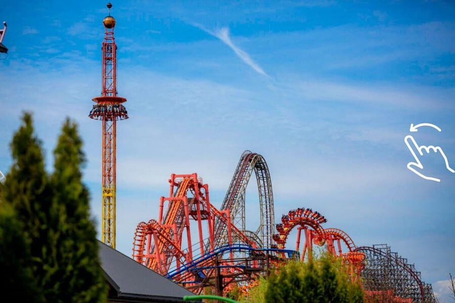 Krakow: Energylandia Park Entry Ticket and Optional Transfer - What the 74-hectare park feels like