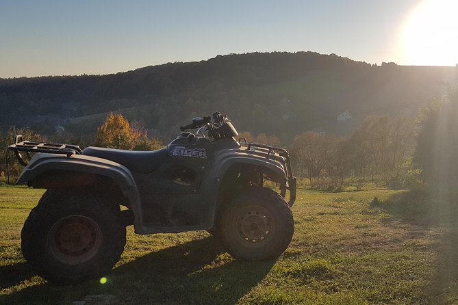 Krakow: Extreme Off-Road Quad Bike Tour with BBQ Lunch - Riding through forests and fields