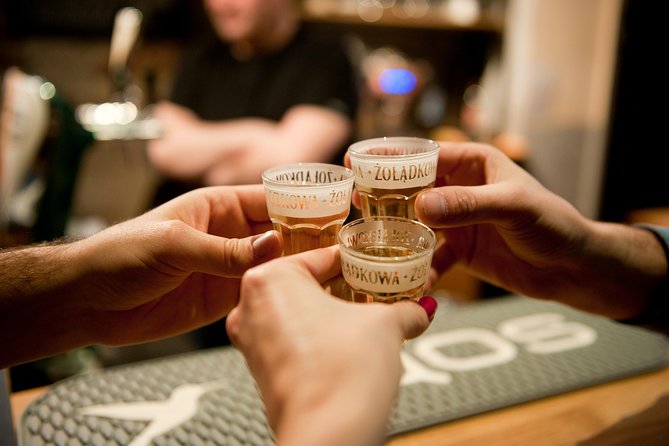 Krakow: Food Tour of 10 Tastings with Pierogi, Vodka & More - Miodowa: smaller bites between the main dishes