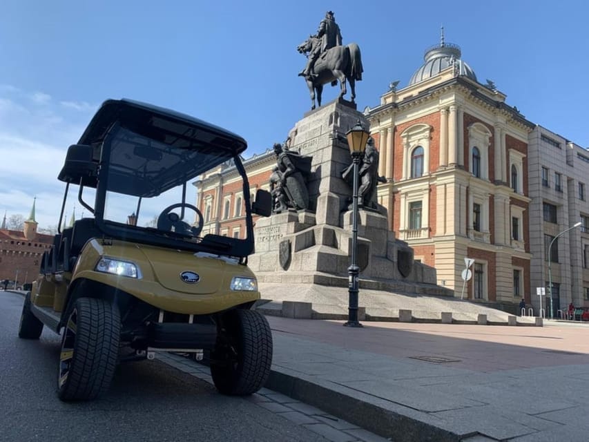 Krakow: Golf Cart City Sightseeing Tour By Old Town District - From Planty to the former city walls