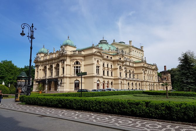 Krakow Grand City Tour by golf cart (private) - Ghetto Heroes Square and the Eagle Pharmacy