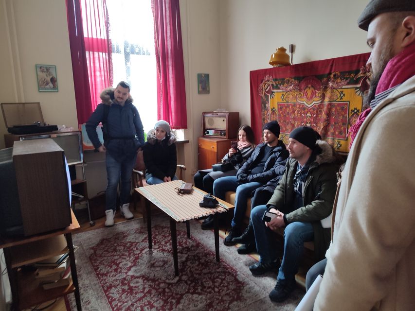 Krakow: Guided Tour to Nowa Huta on Commie Retro Van - The tank stop on the way back